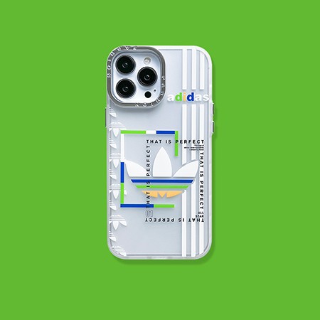 半透明adidas携帯ケースiphone14promax