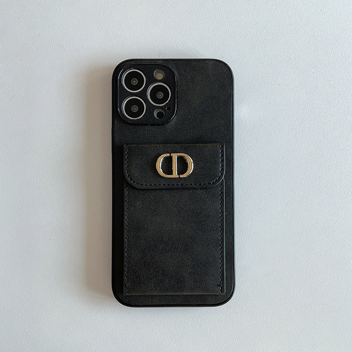 dior iphone13mini/13promax 金属ロゴ付き 携帯ケース