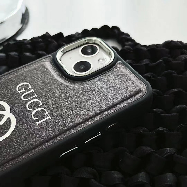 gucci 保護ケース レザー iphone14