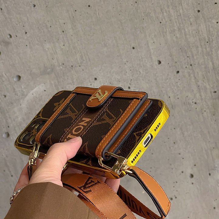 背面にカード入れ付き カバー vuitton アイフォン 14